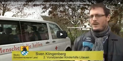 Kinderhilfe Litauen Spendensammlung 2016