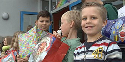 Die Geschenke sind gepackt ….