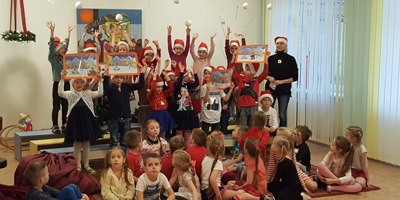 Weihnachtsgaben im Kindergarten Radestele Klaipeda
