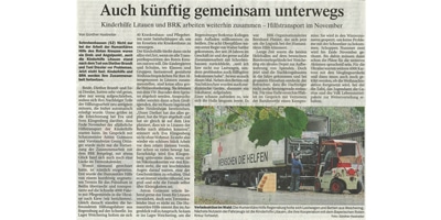 Vorschaubild Weihnachtstransport 2018 - Kinderhilfe Litauen und Humanitäre Hilfe vom BRK