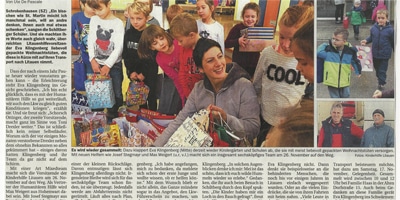 Die ersten Weihnachtstüten sind gepackt