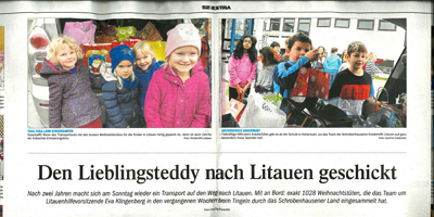 Beitragbild Zeitungsartikel Ute de Pascale 25.11.2018