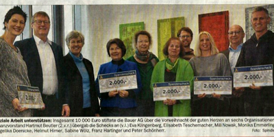 Beitragsbild Spende Bauer