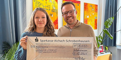Eine Spende über 1000 Euro