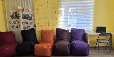 Beitragsbild Sitzkissen Kinder-Tageszentrum Šypsenėlė